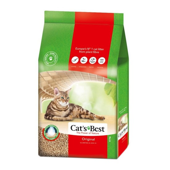 Imagen de Cats Best Oko Plus lecho para gatos 17,2kg