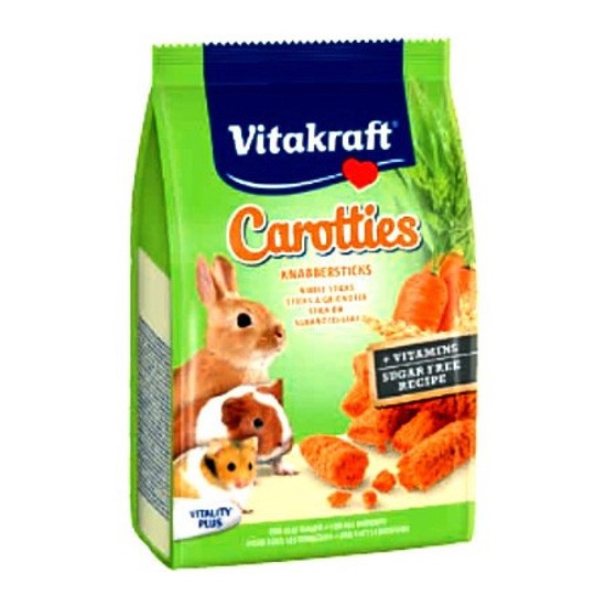 Imagen de Vitakraft carotties bastones zanahoria 50g