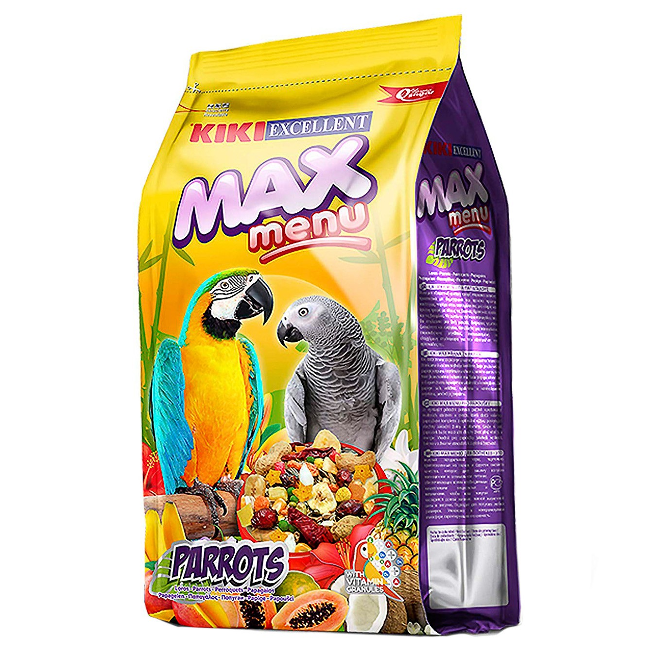 Imagen de Kiki max menu loros y cotorras 2,5kgs.