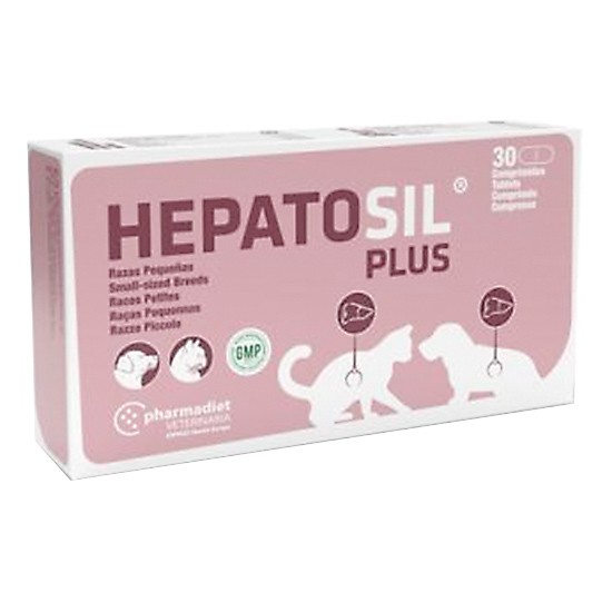 Imagen de Hepatosil Plus razas pequeñas 30 comprimidos