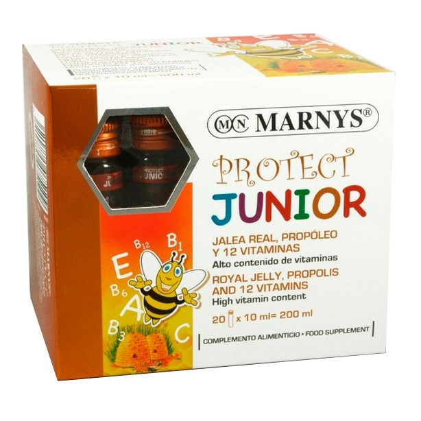 Imagen de Marnys Protect Junior suplemento infantil con jalea real en viales